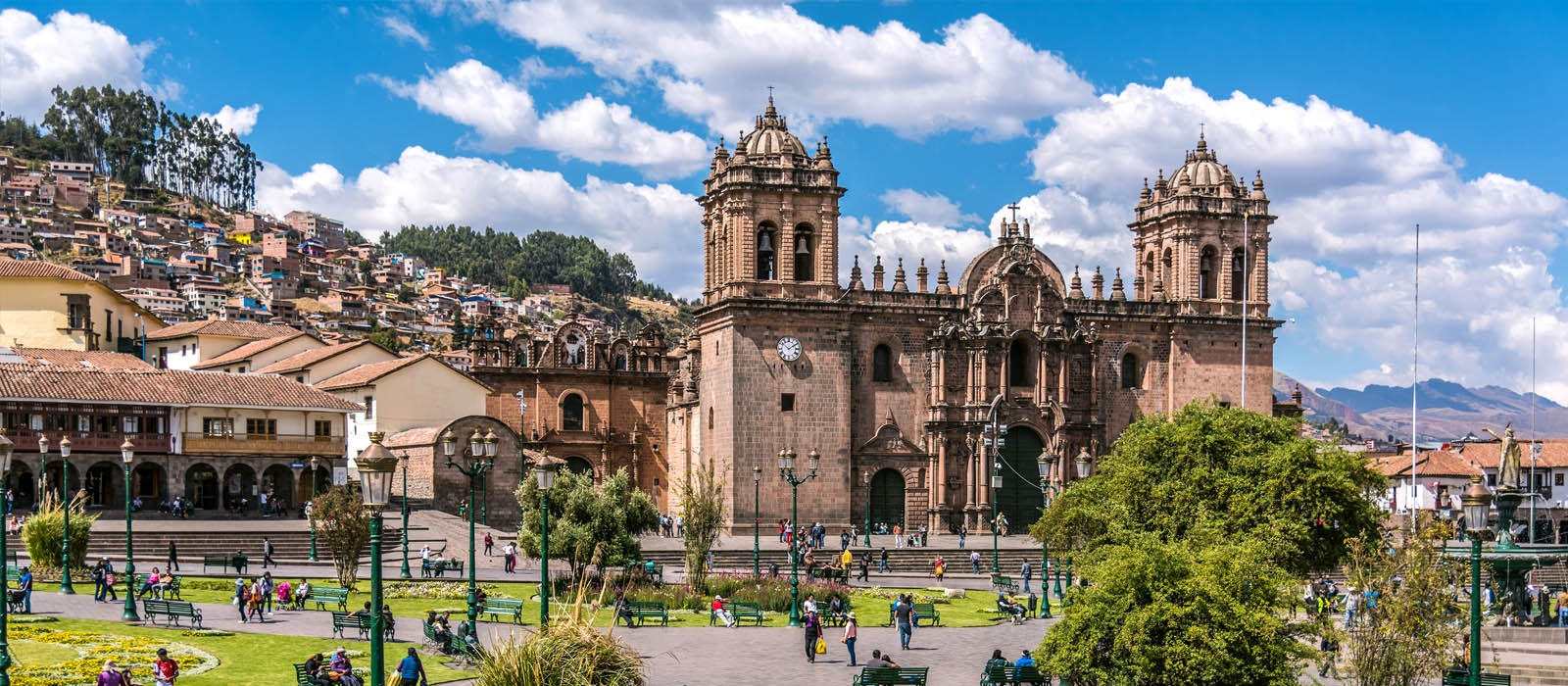 Cusco Cathedral located on the ain square of Cusco town